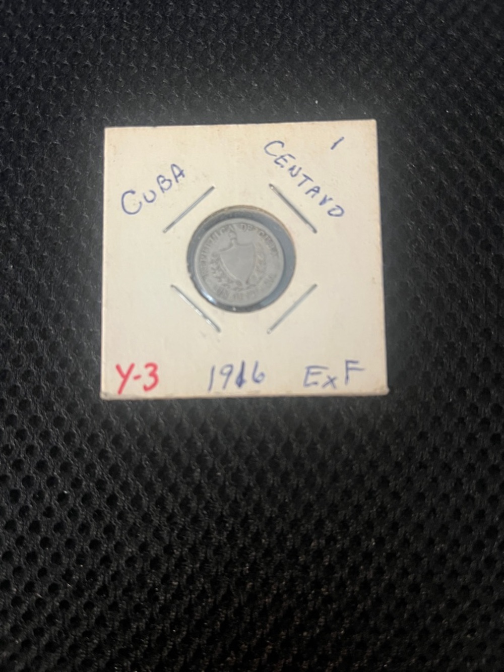1916 Cuba 1 Centavo Extra Fine Copper Nickel Coin - MM00277